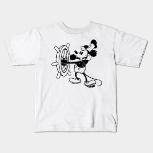 Steamboat Willie - Vintage Kids T-Shirt